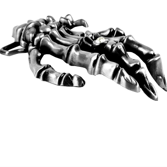 Skeleton hand Belt buckle 5.11x2.75 - Picture 4 of 5